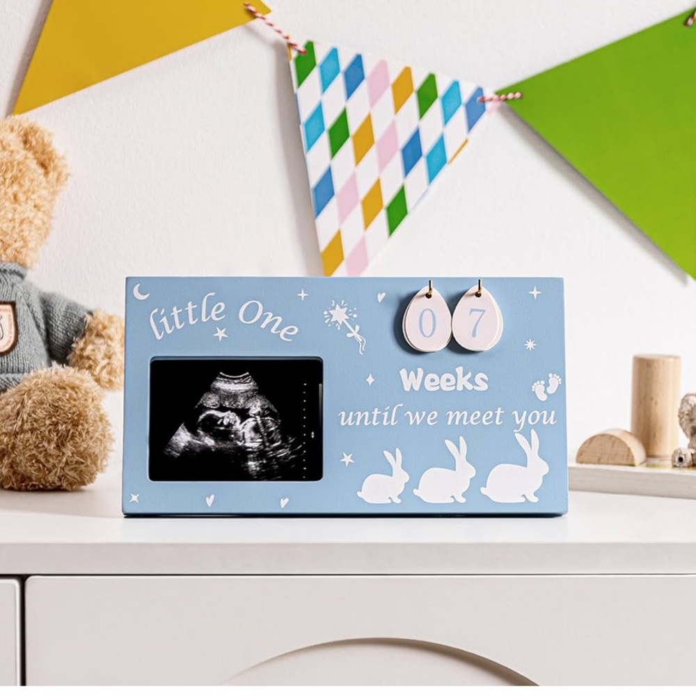 Sonogram Picture Frame with Countdown Calendar 🐇